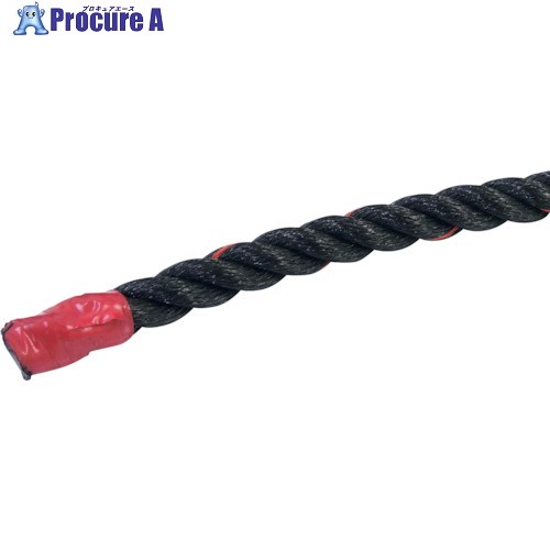 グリーンクロス ポリエチレンロープ 黒 200m巻 20mm 6300023915 1巻 ■▼377-6480 ※個人宅様送り不可