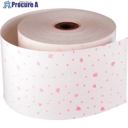 グリーンクロス ファンシーレジ用紙 58mm幅 桜 ピンク 50巻入り 6300028110 1S ■▼392-5723 ※個人宅様送り不可