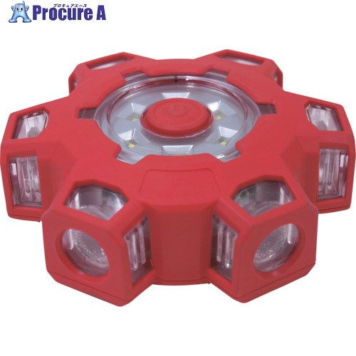 グリーンクロス 非常用回転灯フレッドライトプロ レッドLED 6300028193 1台 ■▼398-1787 ※個人宅様送り不可