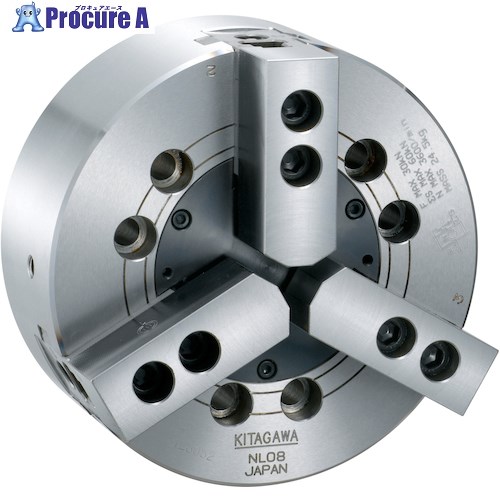 北川 中実ロングストロークパワーチャック チャック外径165mm NL06 1台 ■▼402-5732 【送料都度見積】 ●YA513