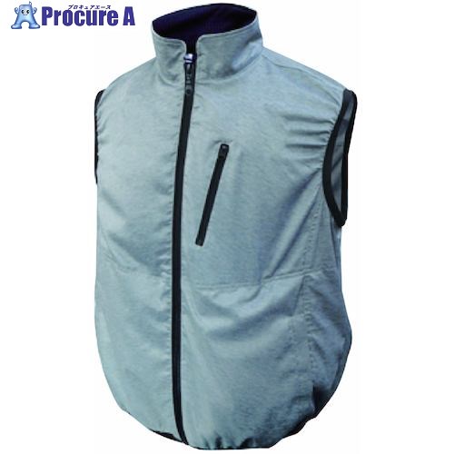 グリーンクロス MESH-BR-1203-1空調ベストフルハーネス対応服のみ杢グレーLL-XL 6300028689 1着 ■▼409-6007 ※個人宅様送り不可