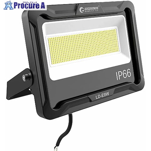 グリーンクロス LED投光器 100W 17000LM 耐震 通気弁 新仕様ステー 耐熱素材 LD-E9W 6300031411 1台 ■▼426-5444 ※個人宅様送り不可