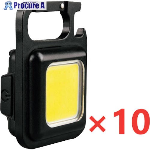 musashi 充電式マルチLEDライト 6W小型 10個セット COB-WL001-10P 1S ■▼428-4012 【送料都度見積】 14,784円