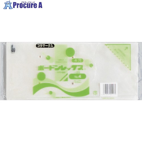 福助 ボードンレックス#25NO.4 4穴プラ 100枚入 0454486 80袋 ■▼432-5093 【送料都度見積】