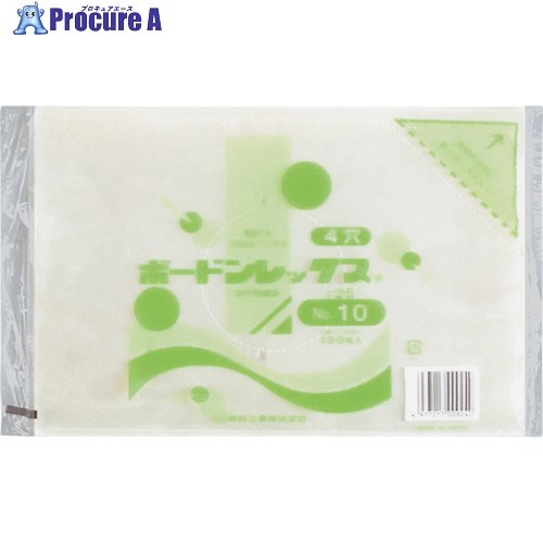 福助 ボードンレックス#25NO.10 4穴 100枚入 0450596 60袋 ■▼432-6692 【送料都度見積】