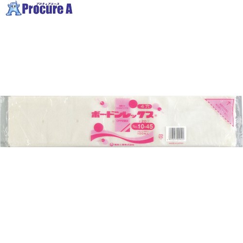 福助 ボードンレックス#20NO.10-45 4穴 100枚入 0451861 60袋 ■▼432-6698 【送料都度見積】