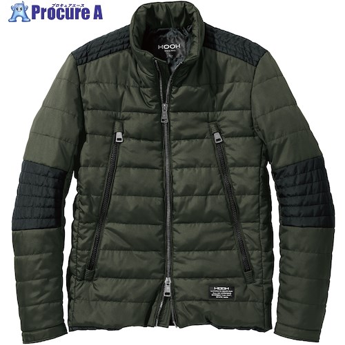 HOOH 防寒ベスト L カーキ 3999-L-38 1着 ■▼437-1706 【送料都度見積】