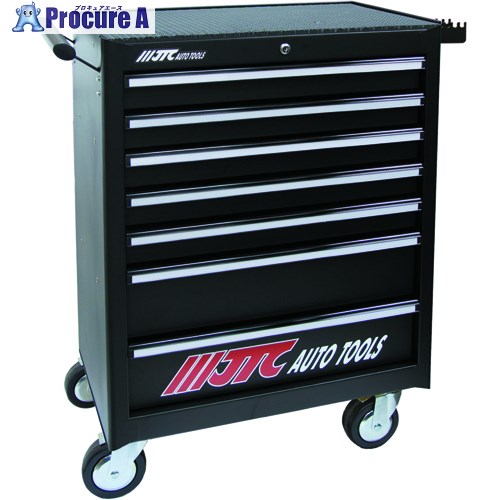 JTC 7段工具箱(黒色) JTC3931BK 1台 ■▼439-2142 【送料都度見積】 70,192円