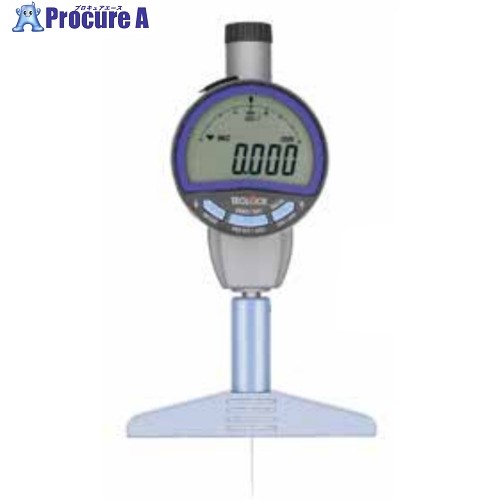TECLOCK デジタルデプスゲージ 測定範囲25.4mm DMD-2400A 1個 ■▼455-9122