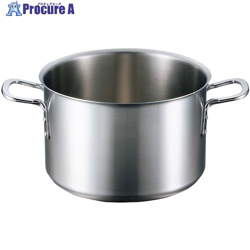 EBM ビストロ 三層クラッド 半寸胴鍋 27cm 蓋無 4143100 1個 ■▼472-0794 【送料都度見積】