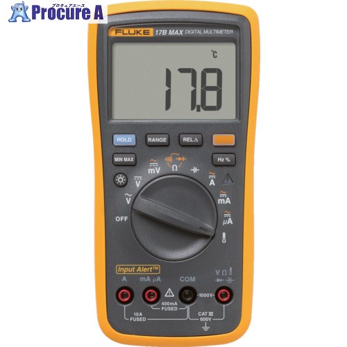 FLUKE デジタルマルチメーター 17B MAX 17B MAX 1台 ▼472-2908