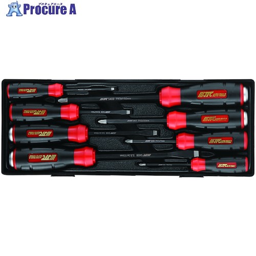 JTC 8PCS ノンスリップドライバーセット JTCK7084 1S ■▼472-3149