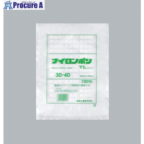 福助 ナイロンポリ TLタイプ 30-40 0702951 8袋 ■▼476-2049 【送料都度見積】