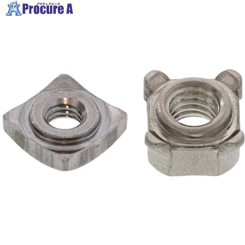 SUNCO ニッケル 四角ウエルドN パイロット付 M8(13X6 (600本入) N0-00-0440-0080-0000-05 1箱 ■▼500-2724 【送料都度見積】