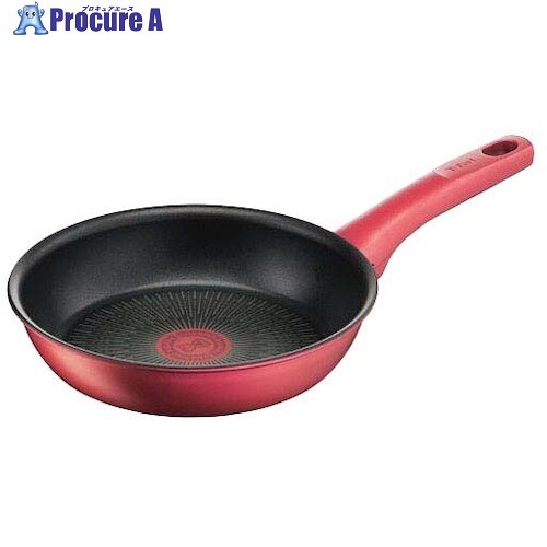 EBM ティファール IHルージュ・アンリミテッド フライパン 26cm 1299210 1個 ■▼501-0058 【送料都度見積】