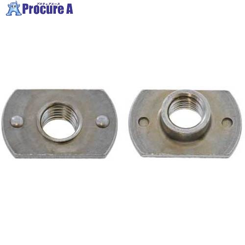 SUNCO 三価ホワイト T型溶接ナット(1A) M6 (400本入) N0-00-0481-0060-0000-03 1箱 ■▼501-3846 【送料都度見積】