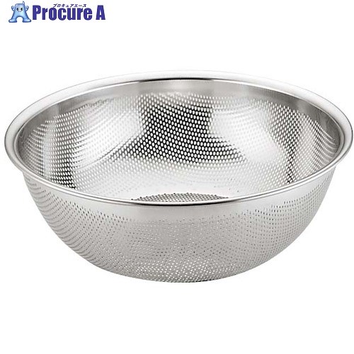 EBM UK 18-8 HACCP パンチング浅型ざる 33cm 1559920 1個 ■▼502-6129 【送料都度見積】