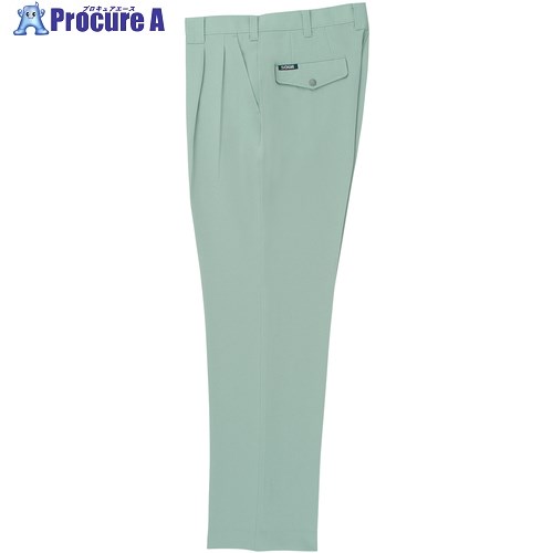 桑和 7119 ツータックスラックス モスグリーン 110 7119-107-110 1着 ■▼530-4365 【送料都度見積】