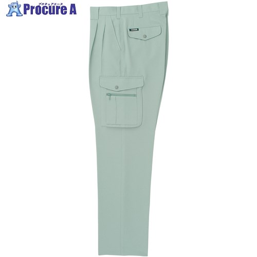 桑和 7118 ツータックカーゴパンツ モスグリーン 120 7118-107-120 1着 ■▼530-9113 【送料都度見積】