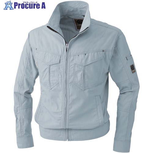 桑和 573 長袖ブルゾン シルバーグレー L 573-22-L 1着 ■▼531-7660 【送料都度見積】