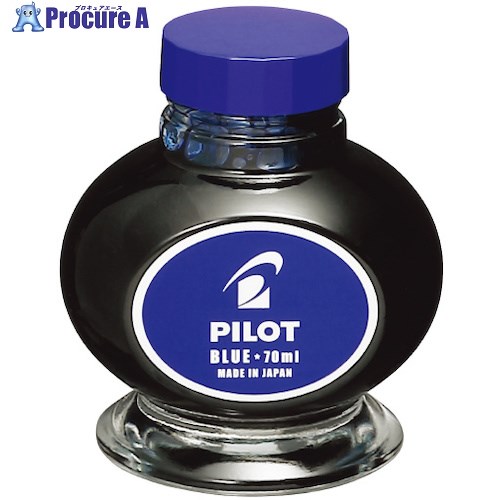PILOT 万年筆カートリッジ・インキ 一般書記用インキ ブルー 70ml INK70L 10箱 ■▼545-8915 【送料都度見積】