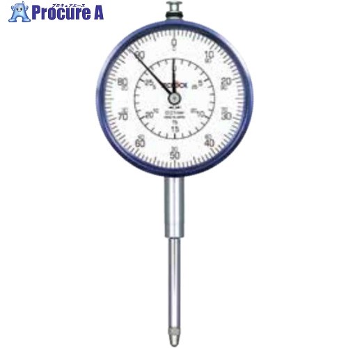TECLOCK 標準型ダイヤルゲージ KM-130D 1個 ■▼555-0482 【送料都度見積】