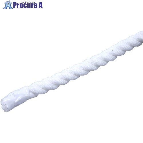 グリーンクロス クレモナSロープ 白 10mm 28m 6300041919 1巻 ■▼555-2002 ※個人宅様送り不可