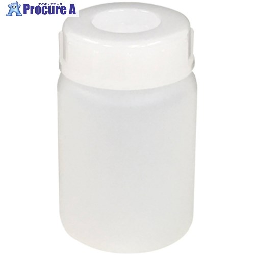 KOKUGO PE広口瓶 白 100ml 150本入 101-5840301 1ケース ■▼580-5177 【送料都度見積】