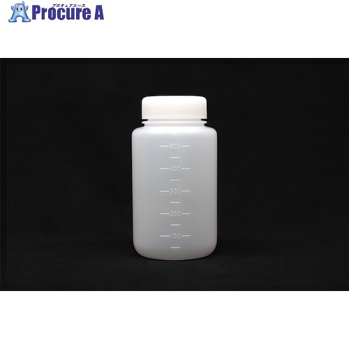 KOKUGO JK-ボトル 広口 白 500ml(100本入) 101-2020401 1箱 ■▼580-5196 【送料都度見積】