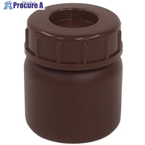 KOKUGO PE広口瓶 茶 100ml 150本入 101-5850301 1ケース ■▼580-5750 【送料都度見積】