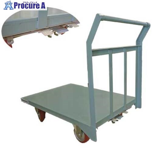 ヨドノ 片袖小型運搬車 650x450仕様 プレス製車輪付 NO.21S-P 1台 ■▼601-2971 【送料都度見積】 24,646円