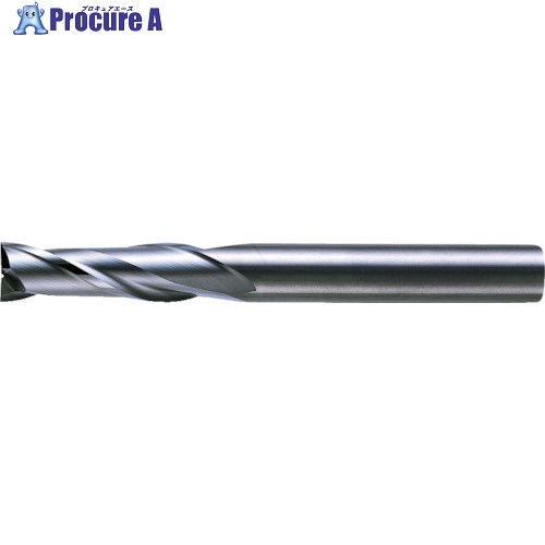 三菱K 2枚刃 超硬スクエアエンドミルセミロング刃長(J)10.5mm C2JSD1050 1本 ▼659-1183 ●SI517
