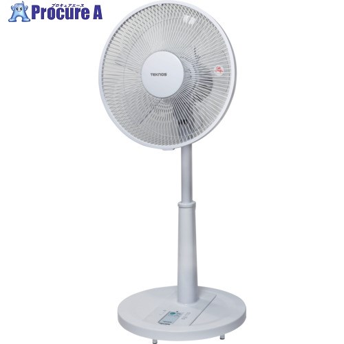 TEKNOS リビングリモコン扇風機 ホワイト 30cm KI-171R 3台 ■▼659-4072 【送料都度見積】