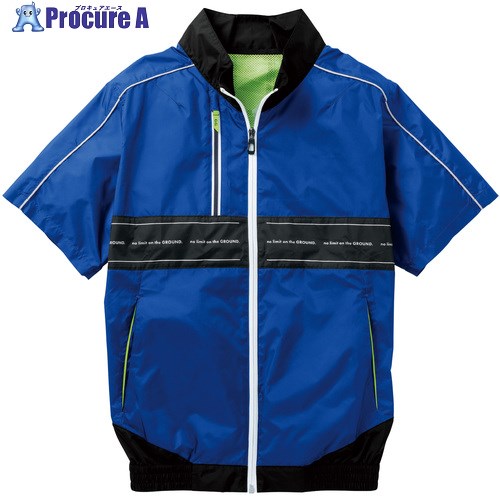 G.G. EF用半袖ブルゾン 8329-01 ロイヤルブルー 4L 8329-01-203-4L 1着 ■▼661-3734 【送料都度見積】