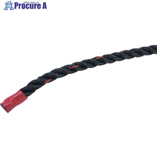 グリーンクロス ポリエチレンロープ 黒 少し軟打 10mm×400m 6300059433 1巻 ■▼678-9734 ※個人宅様送り不可