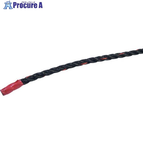 グリーンクロス ポリエチレンロープ 黒 少し軟打 7mm×400m 6300059430 1巻 ■▼678-9742 ※個人宅様送り不可