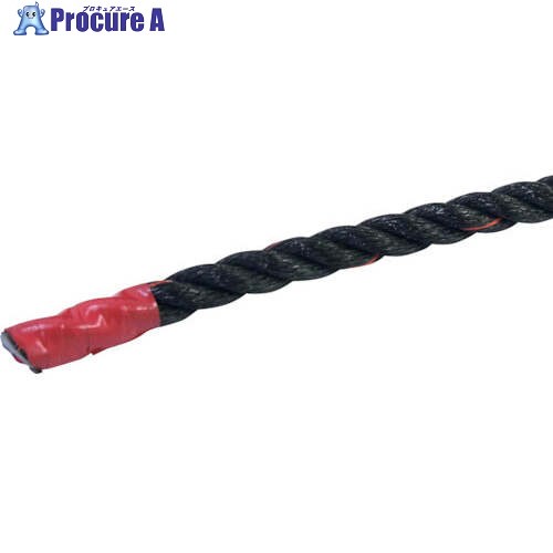 グリーンクロス ポリエチレンロープ 黒 少し軟打 12mm×300m 6300059415 1巻 ■▼681-3555 ※個人宅様送り不可