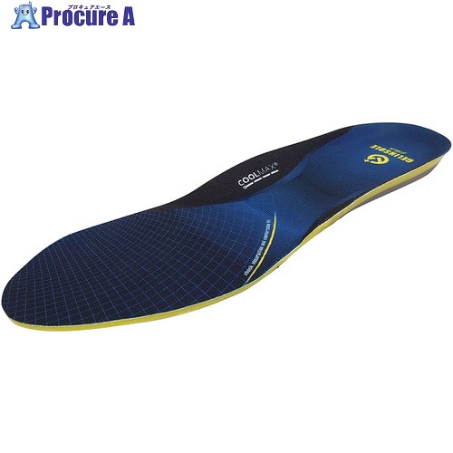喜多 インソール ジェルインソールプラス COOLMAX ブルー フリー(25.0～28.0) NO6990-BLU-F 10足 ■▼693-6480 【送料都度見積】