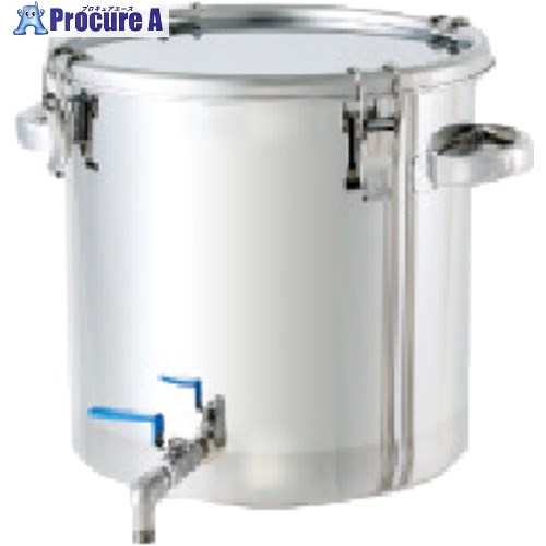 MONOVATE ステンレスタンク ストレート密閉タンク(ボールバルブ付) 36L CTHV-36 1個 ▼751-5910
