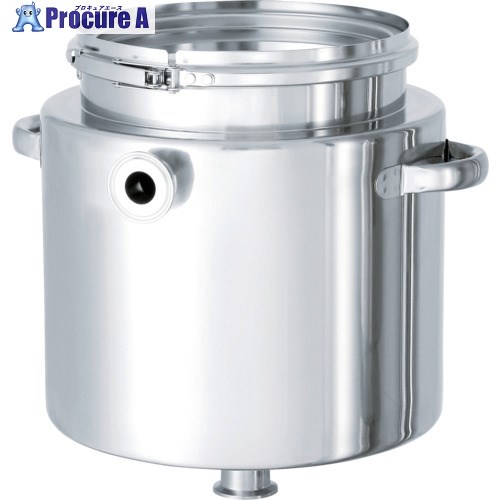 MONOVATE ステンレスタンクホッパー型バンド式ジャケット容器35L HT-CTL-J-36 1個 ■▼814-7100