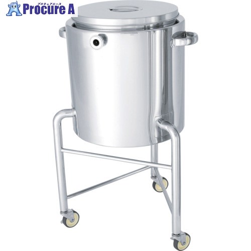 MONOVATE ステンレスタンクホッパー型ジャケット容器脚付35L HT-ST-J-L-36 1個 ■▼814-7122