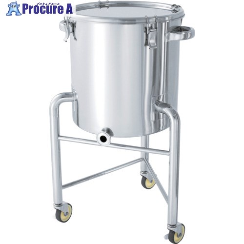 MONOVATE ステンレス片テーパー型クリップ式密閉容器脚付20L KTT-CTH-L-30 1個 ■▼814-7138