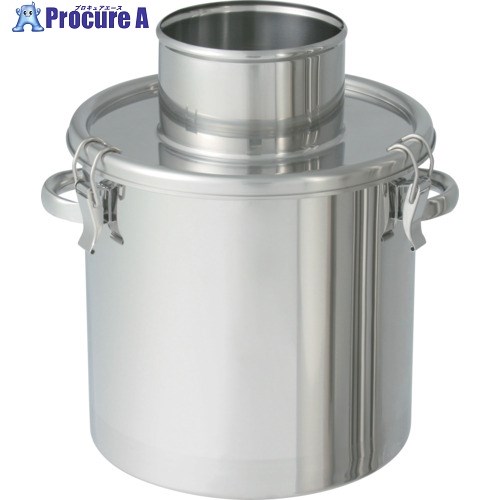 MONOVATE ステンレスタンク 粉体回収容器150Aリブ付パイプ 10L FK-CTH-24-RP-150A 1個 ■▼826-5786