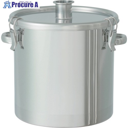 MONOVATE ステンレスタンク 粉体回収容器4Sへルール付 15L FK-CTH-27-F-4S 1個 ■▼826-5793