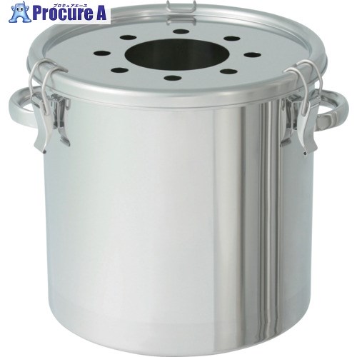 MONOVATE ステンレスタンク 粉体回収容器5K150AFF穴付 20L FK-CTH-30-5KHL-150A 1個 ■▼826-5801