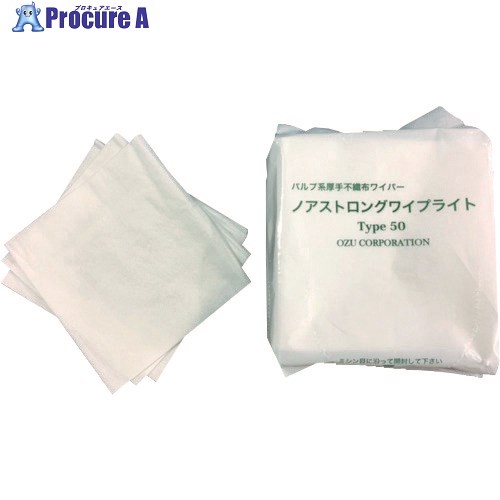 ノア 紙・不織布ウエス ノア ストロングワイプ ライト 340×350mm 104993 1ケース ▼828-3185