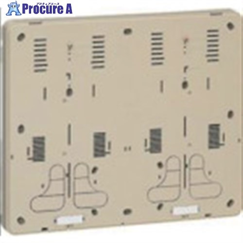 未来 積算電力計取付板 ライトブラウン 適用:2個用 B-3WLB 1個 ■▼850-2503 【送料都度見積】