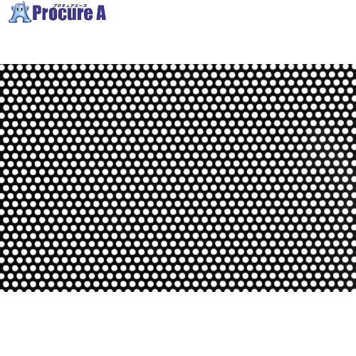 OKUTANI 樹脂パンチング 3.0TXD5XP8 910X910 ブラック JP-PVC-T3D5P8-910X910/BLK 1枚 ◇▼856-1545
