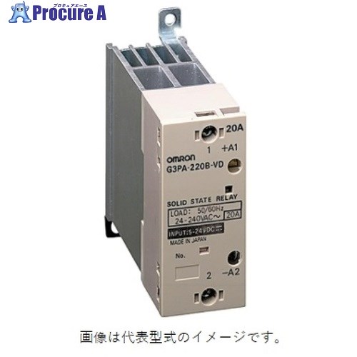 OMRON 力強さ・ソリッドステート・中継ぎ DC5～24V G3PA-220B-VD-X DC5-24 1個 ▼151-1656  ●I586