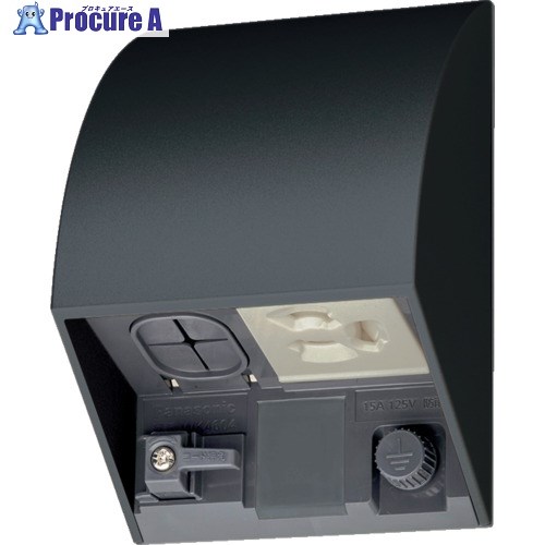 Panasonic スマート接地防水コンセント入線機能付 WK4604B 5個 ■▼158-1477 【送料都度見積】|プロキュアエース